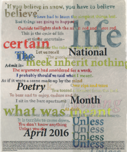 national poetry month